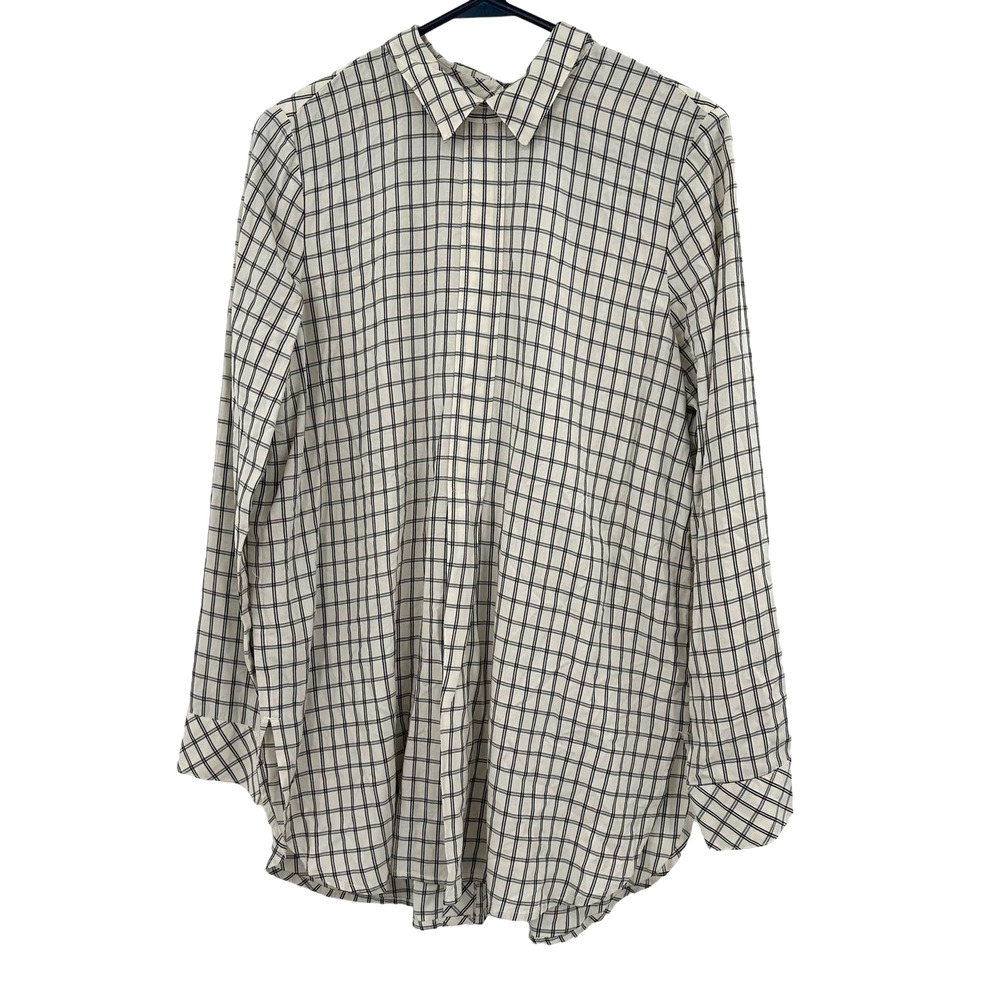 J. Jill size small collared long sleeve blouse shirt top button up back